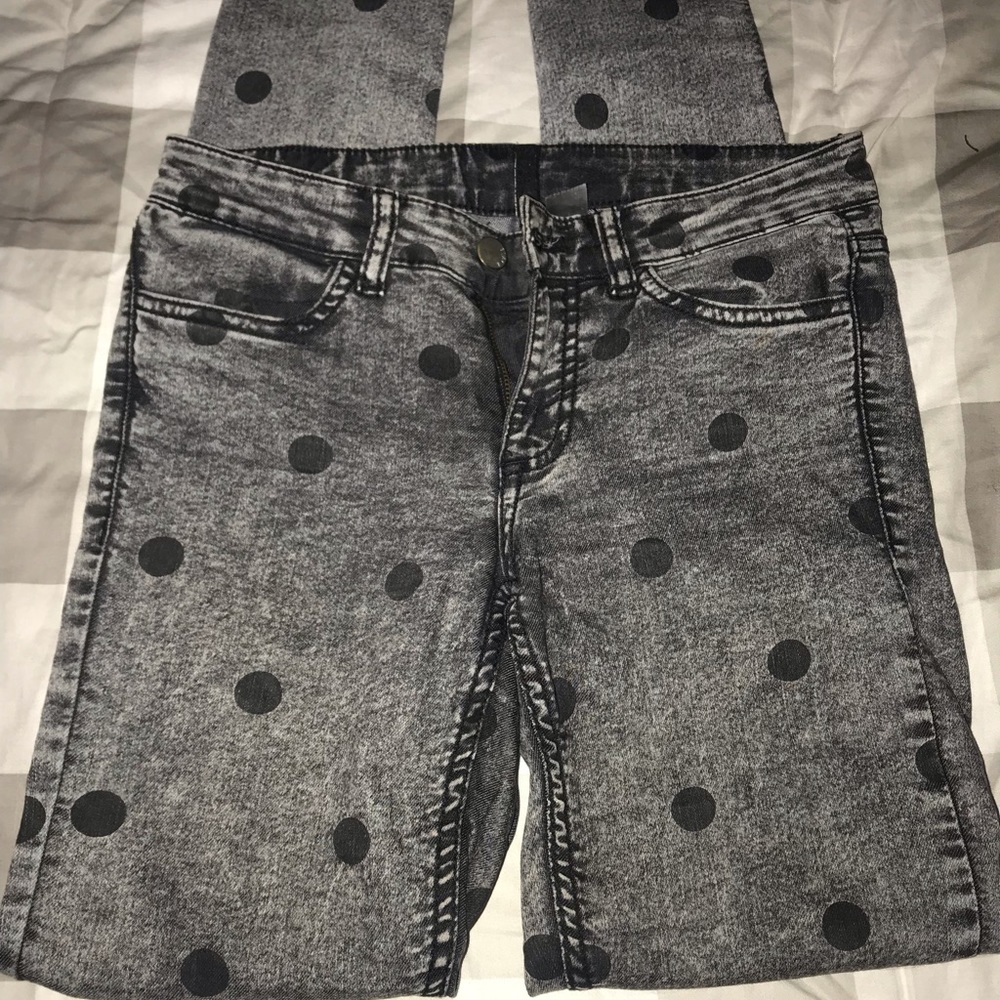 Acid wash jeans